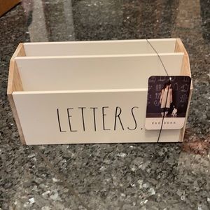 Rae Dunn Letter Organizer NWT